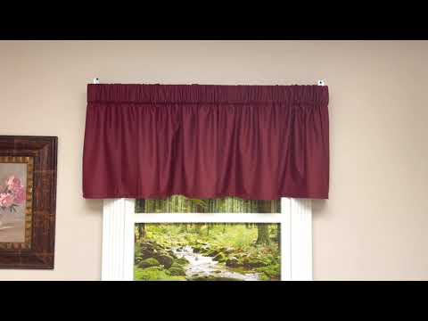 Prescott Tailored Lined Room Darkening Valance