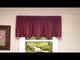 Prescott Tailored Lined Room Darkening Valance