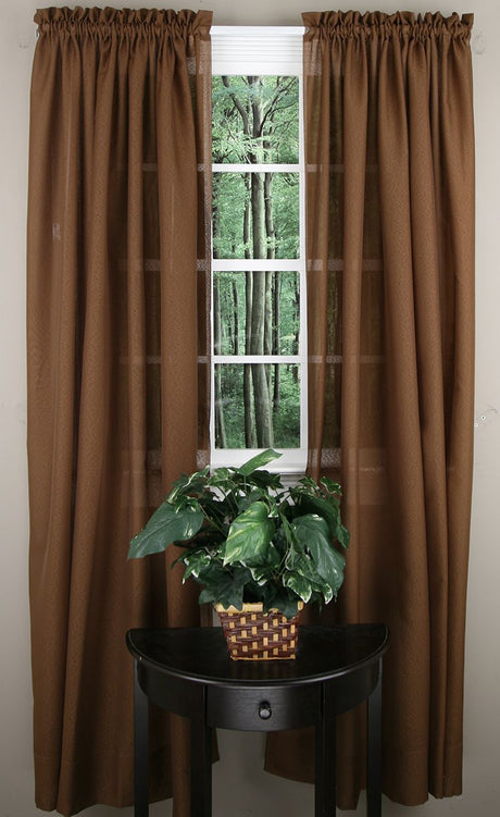 Reverie Sheer Rod Pocket Curtain - Close Out