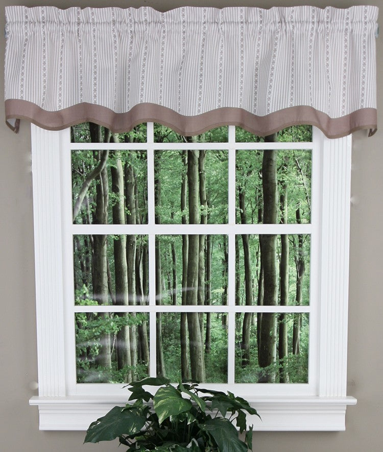 Westport Valance & Tier Kitchen Curtain Set