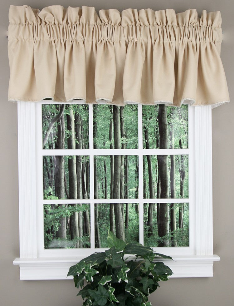 Emmett Lined Straight Valance