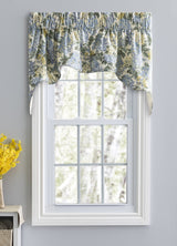 Hydrangea, 70"W X 28"L Lined Empress 2pc Swag