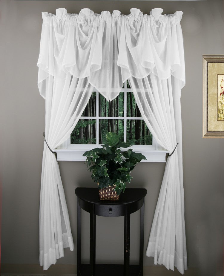 Splendor Sheer Batiste Curtain 56"W X 72"L