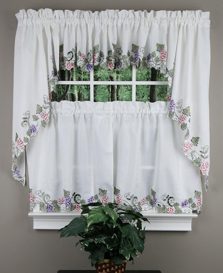 Madalynn Embroidered Tier Pair