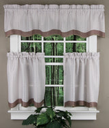Westport Valance & Tier Kitchen Curtain Set