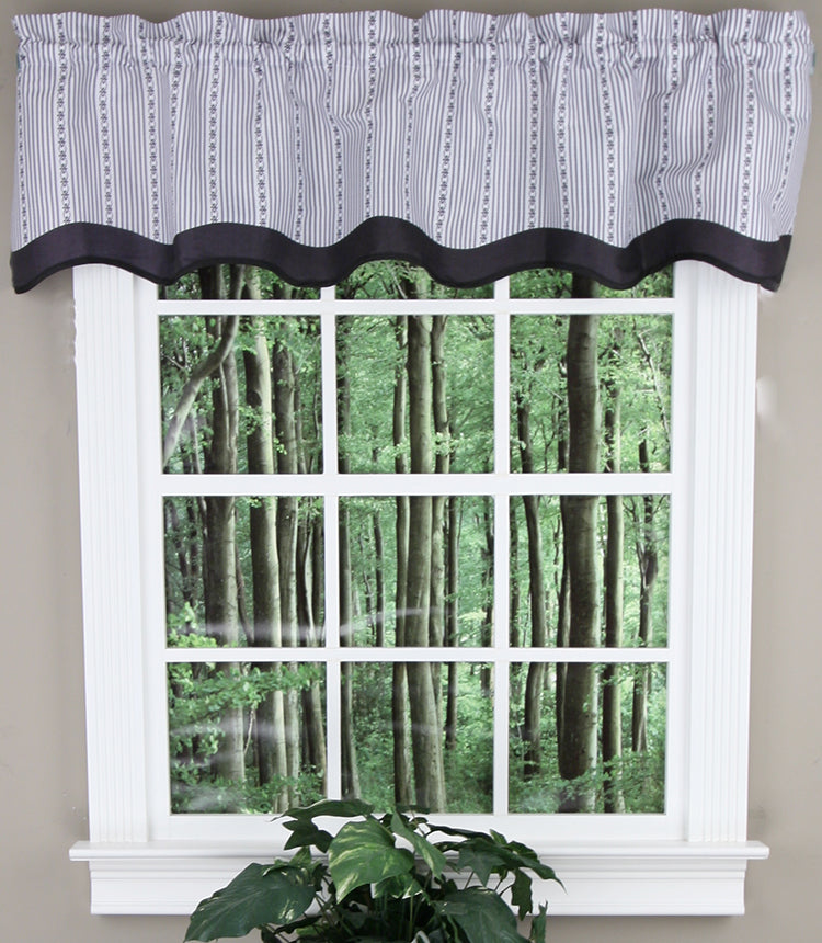 Westport Valance & Tier Kitchen Curtain Set