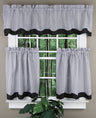 Westport Valance & Tier Kitchen Curtain Set
